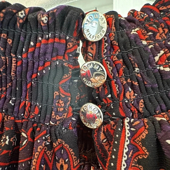 Tommy Hilfiger | Mock Neck | Paisley Size 6 - Picture 2 of 6